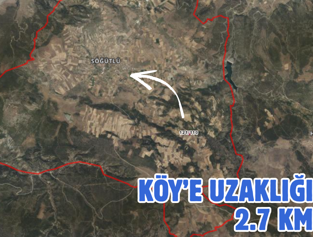 DENİZLİ ÇARDAK SÖĞÜT 2.242 M² TARLAMIZ SATILIKTIR - DENİZLİ ÇARDAK fotoğraf 2